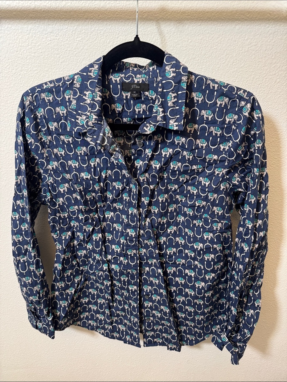 J Crew Elegant’s Shirt Women’s M